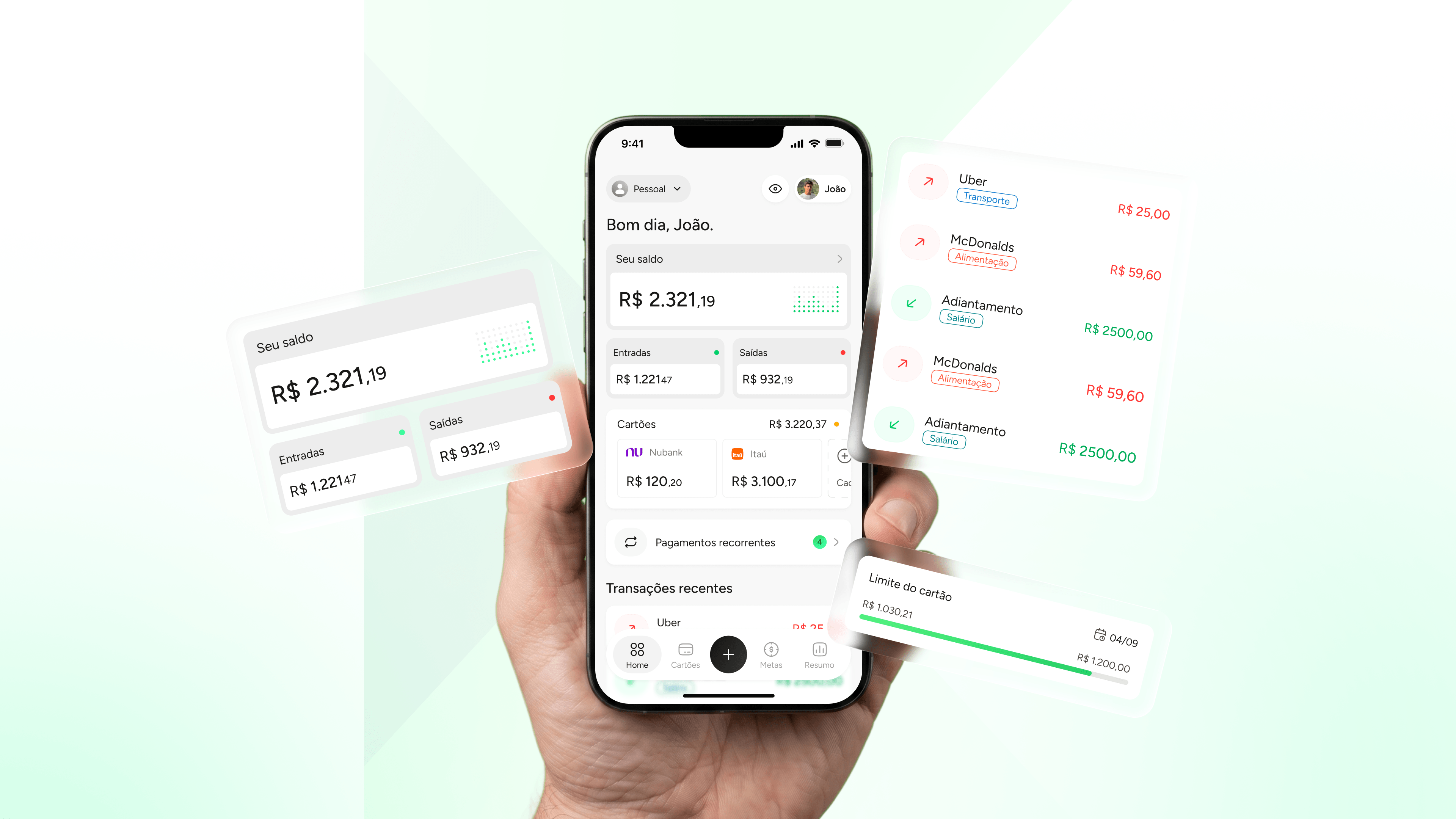 Aplicativo de controle financeiro, do protótipo ao código
