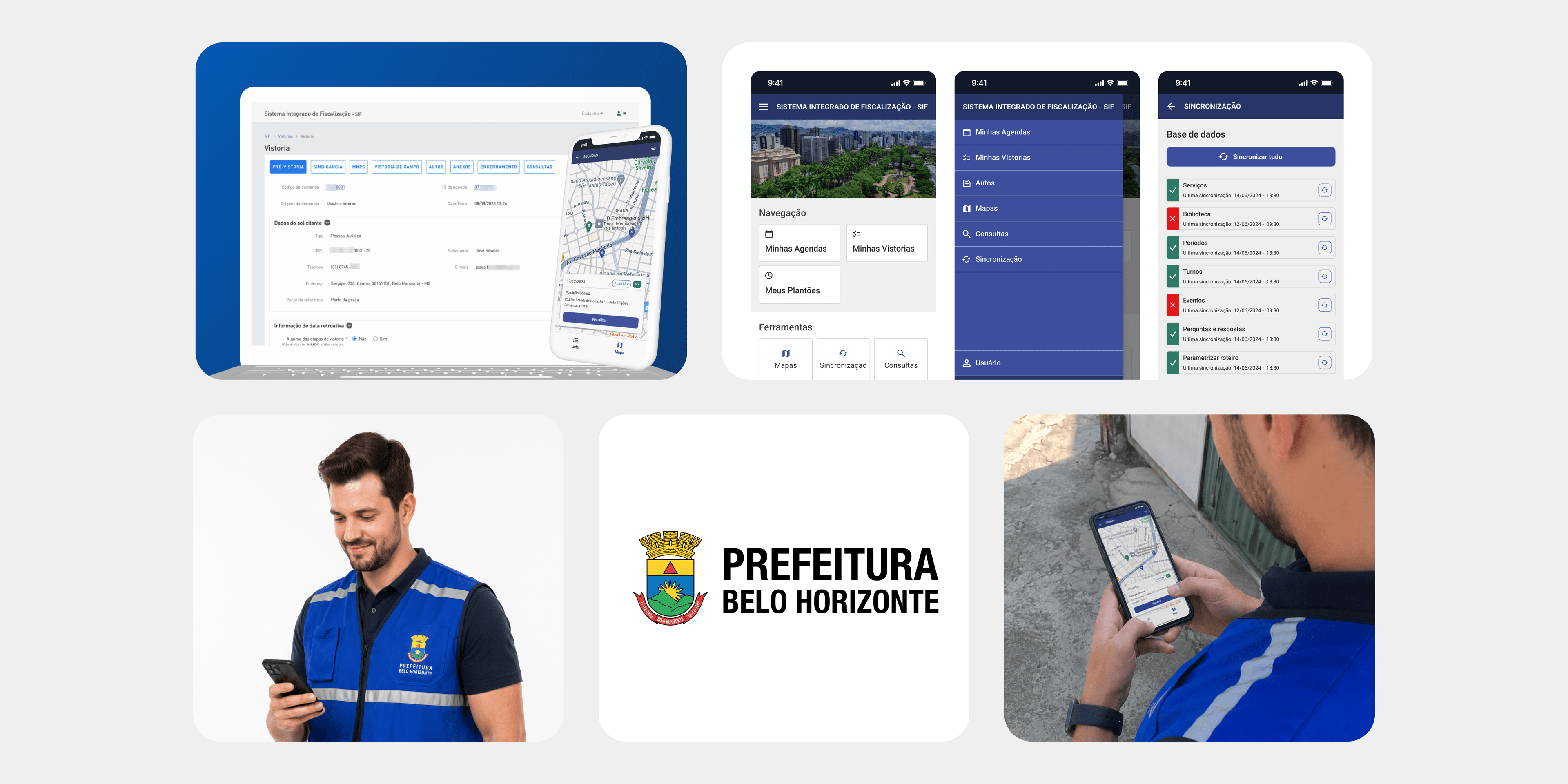Sistema de fiscalização da Prefeitura de Belo Horizonte